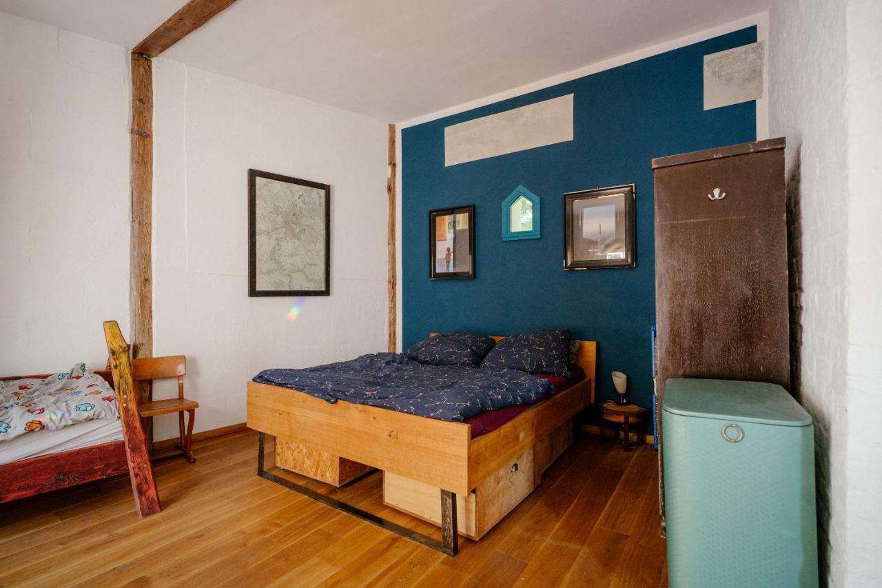 The Upholstery Tinyhouse Deluxe Eco Chalet Kreativ Citynah Chemnitz  Exteriér fotografie