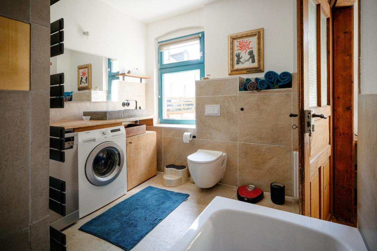 The Upholstery Tinyhouse Deluxe Eco Chalet Kreativ Citynah Chemnitz  Exteriér fotografie