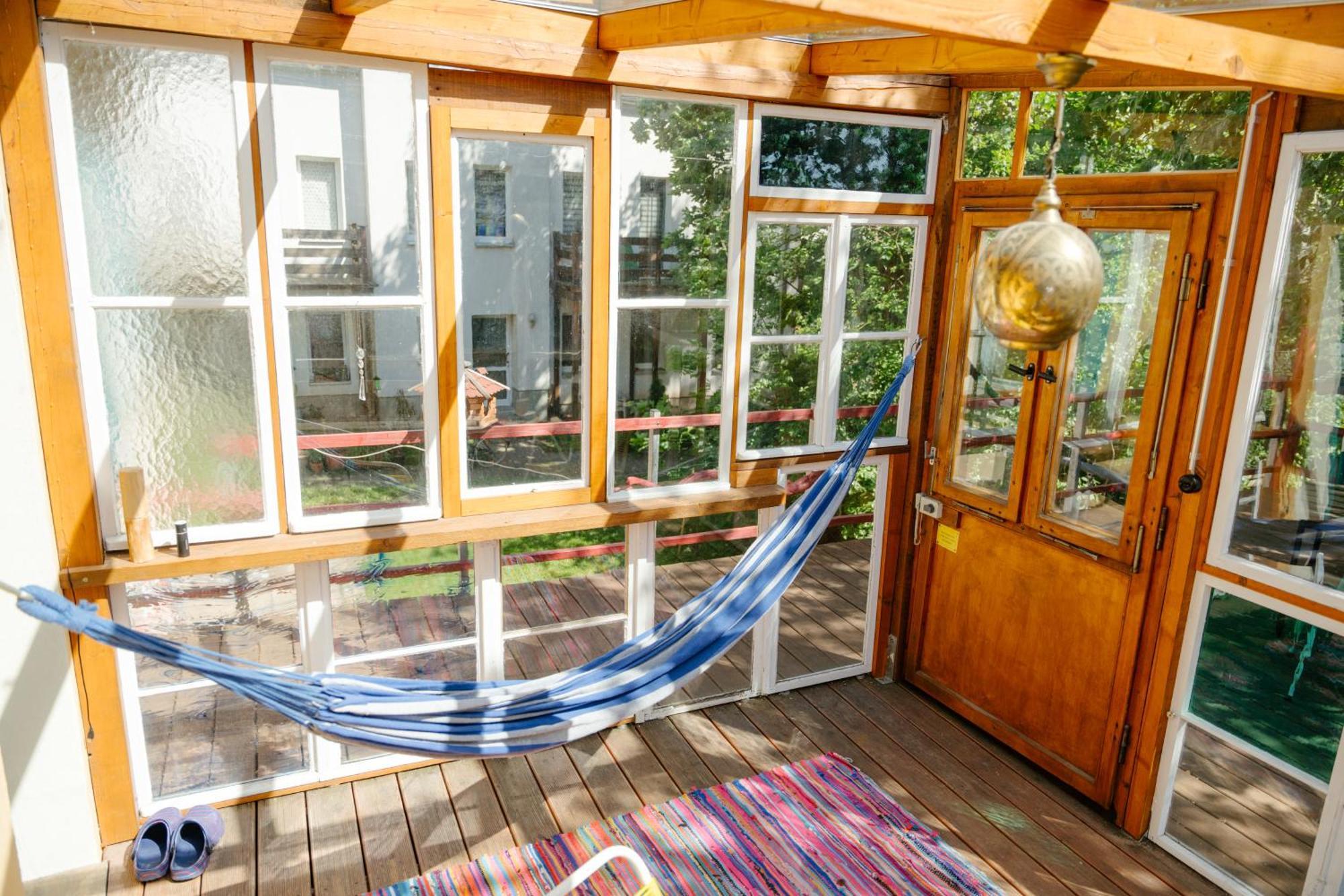 The Upholstery Tinyhouse Deluxe Eco Chalet Kreativ Citynah Chemnitz  Exteriér fotografie