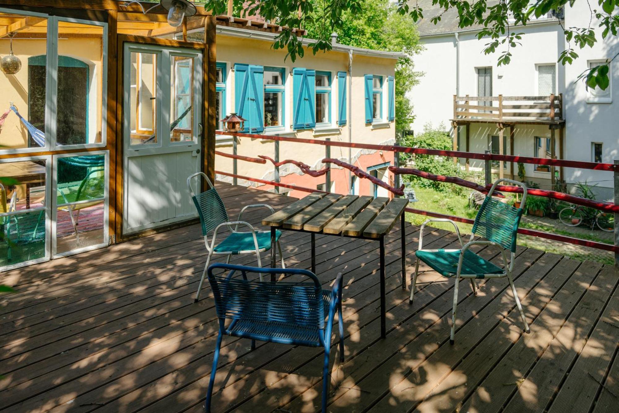 The Upholstery Tinyhouse Deluxe Eco Chalet Kreativ Citynah Chemnitz  Exteriér fotografie