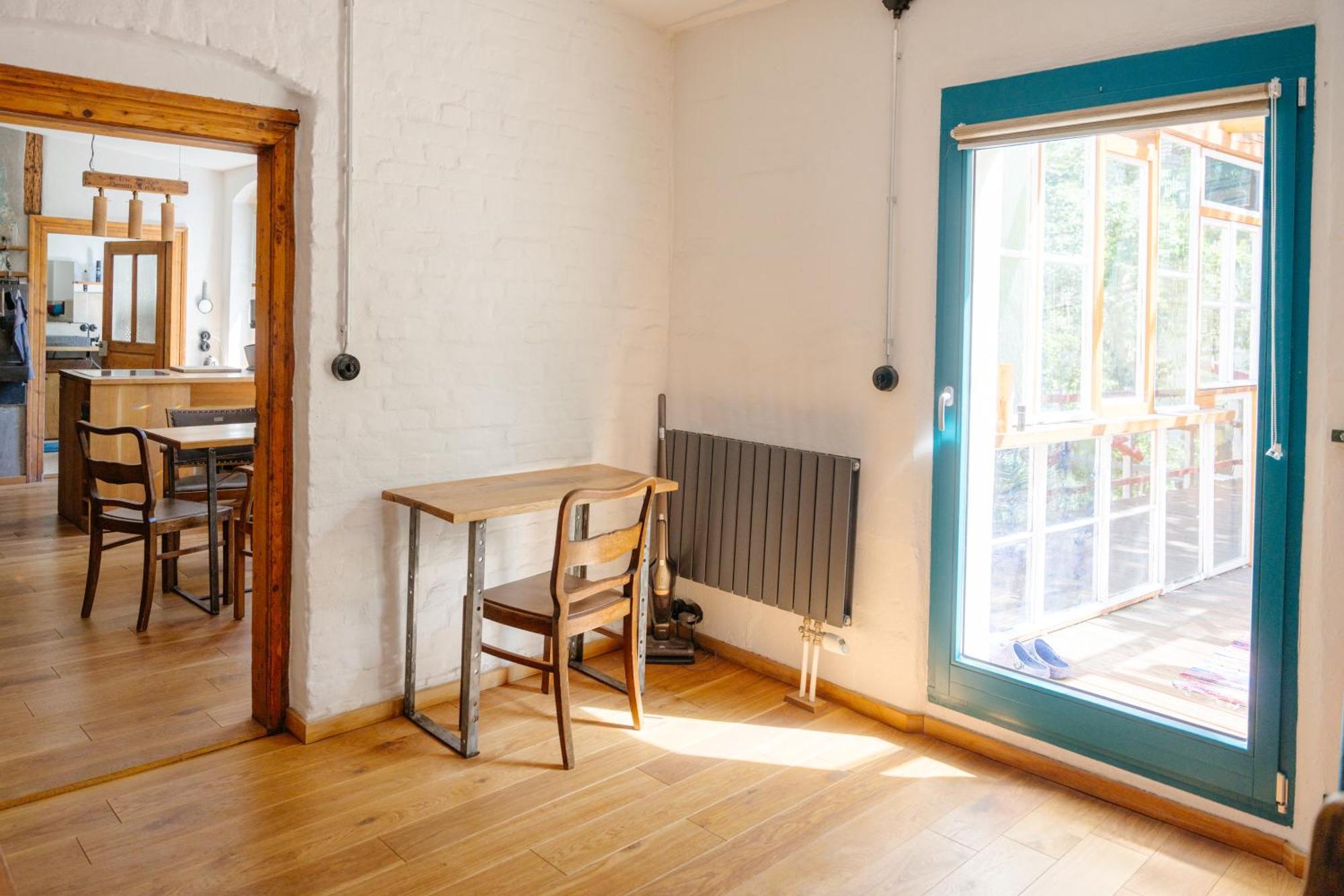 The Upholstery Tinyhouse Deluxe Eco Chalet Kreativ Citynah Chemnitz  Exteriér fotografie