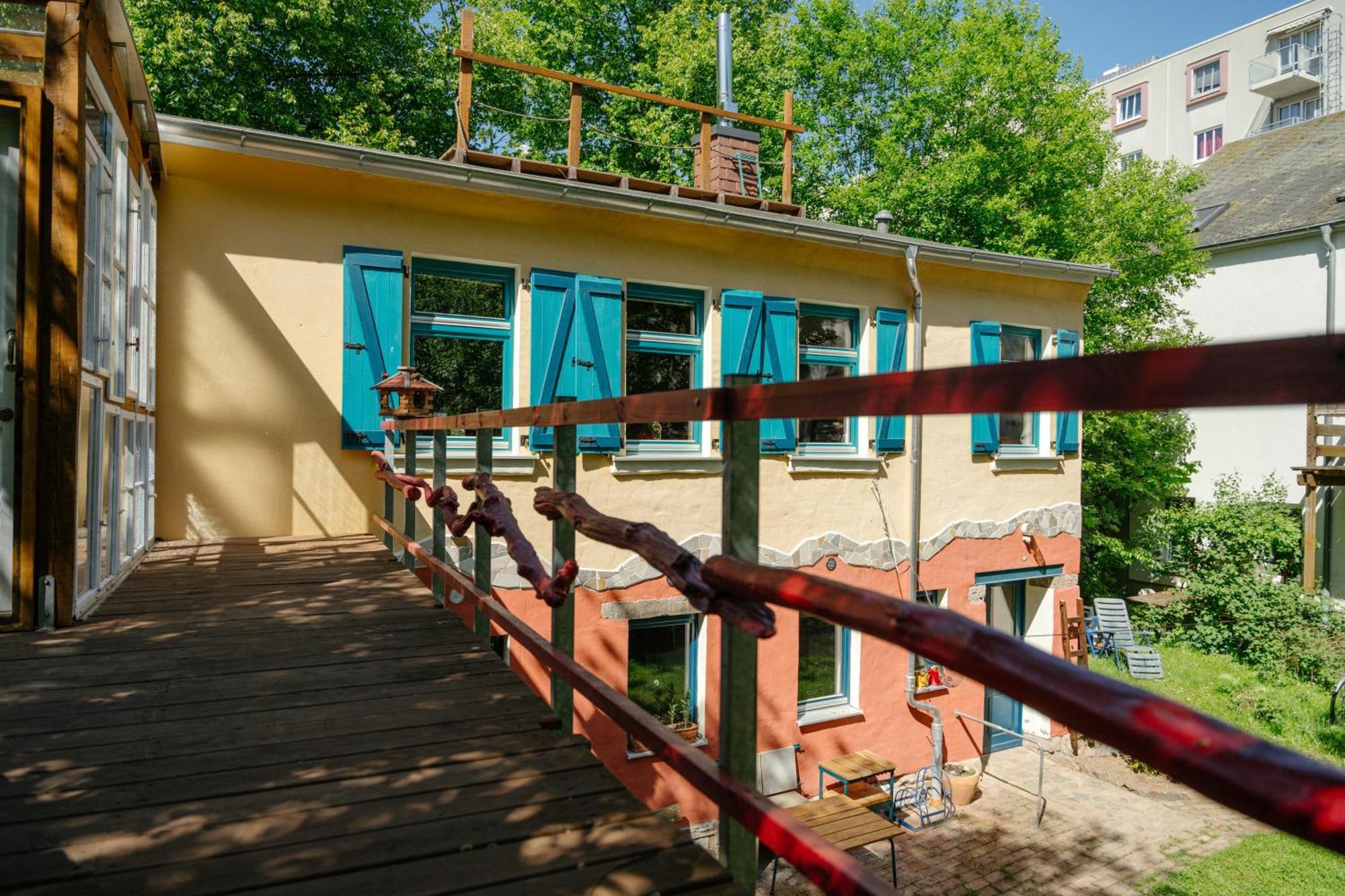 The Upholstery Tinyhouse Deluxe Eco Chalet Kreativ Citynah Chemnitz  Exteriér fotografie