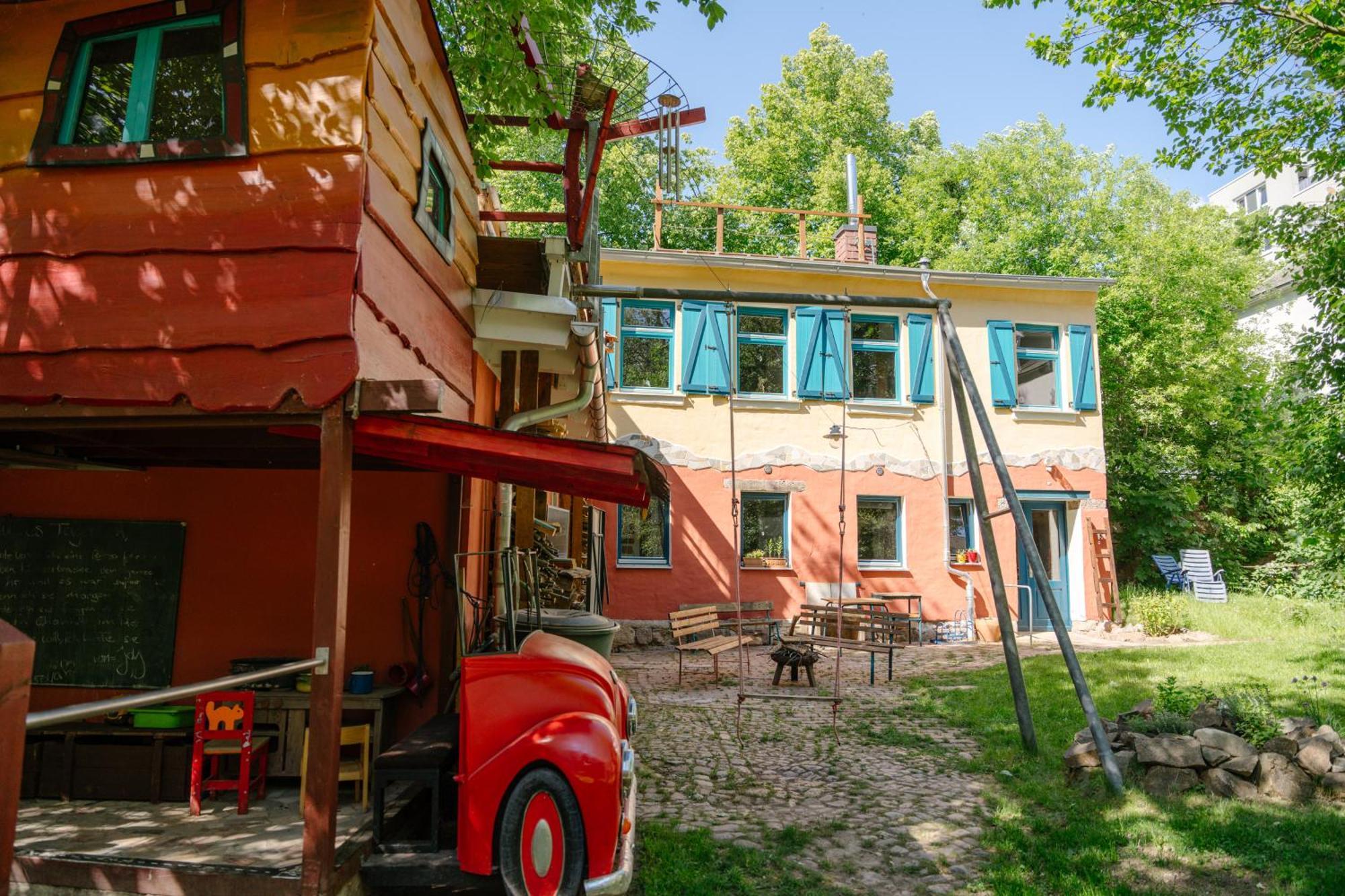 The Upholstery Tinyhouse Deluxe Eco Chalet Kreativ Citynah Chemnitz  Exteriér fotografie